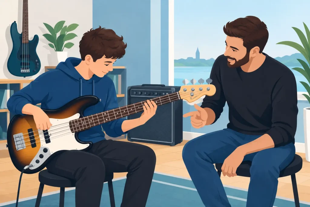 Beginner Bass Guitar Lessons Essex for New Players