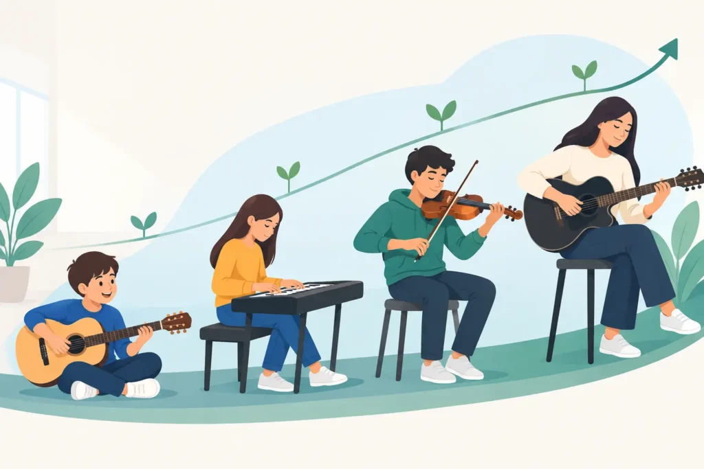 Music Lessons That Grow With Every Learner