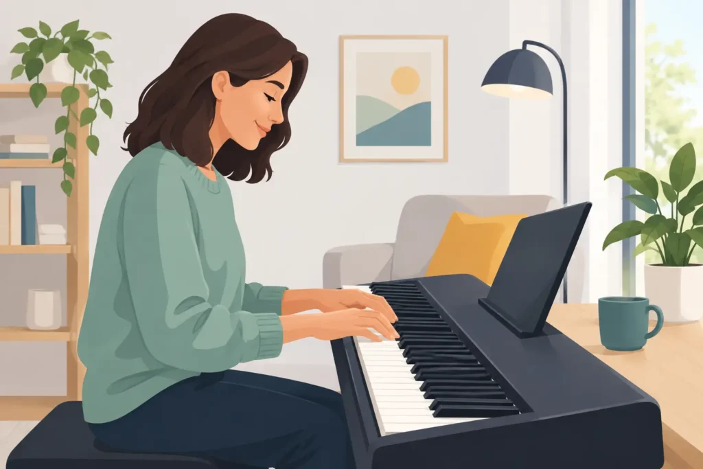 Adult Beginner Keyboard Lessons That Feel Right