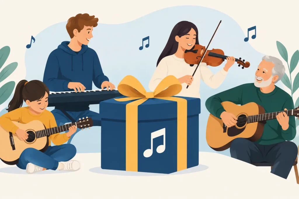 Music Lesson Gift Vouchers Essex for Every Age