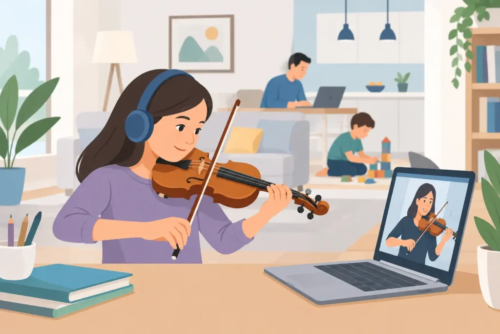 Online Music Lessons for Busy Family Life